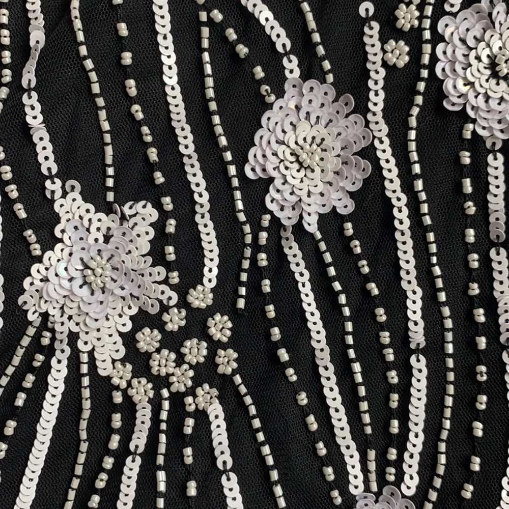 . Adrianna Papell beaded cocktail dress size 12 - Picture 4 of 8